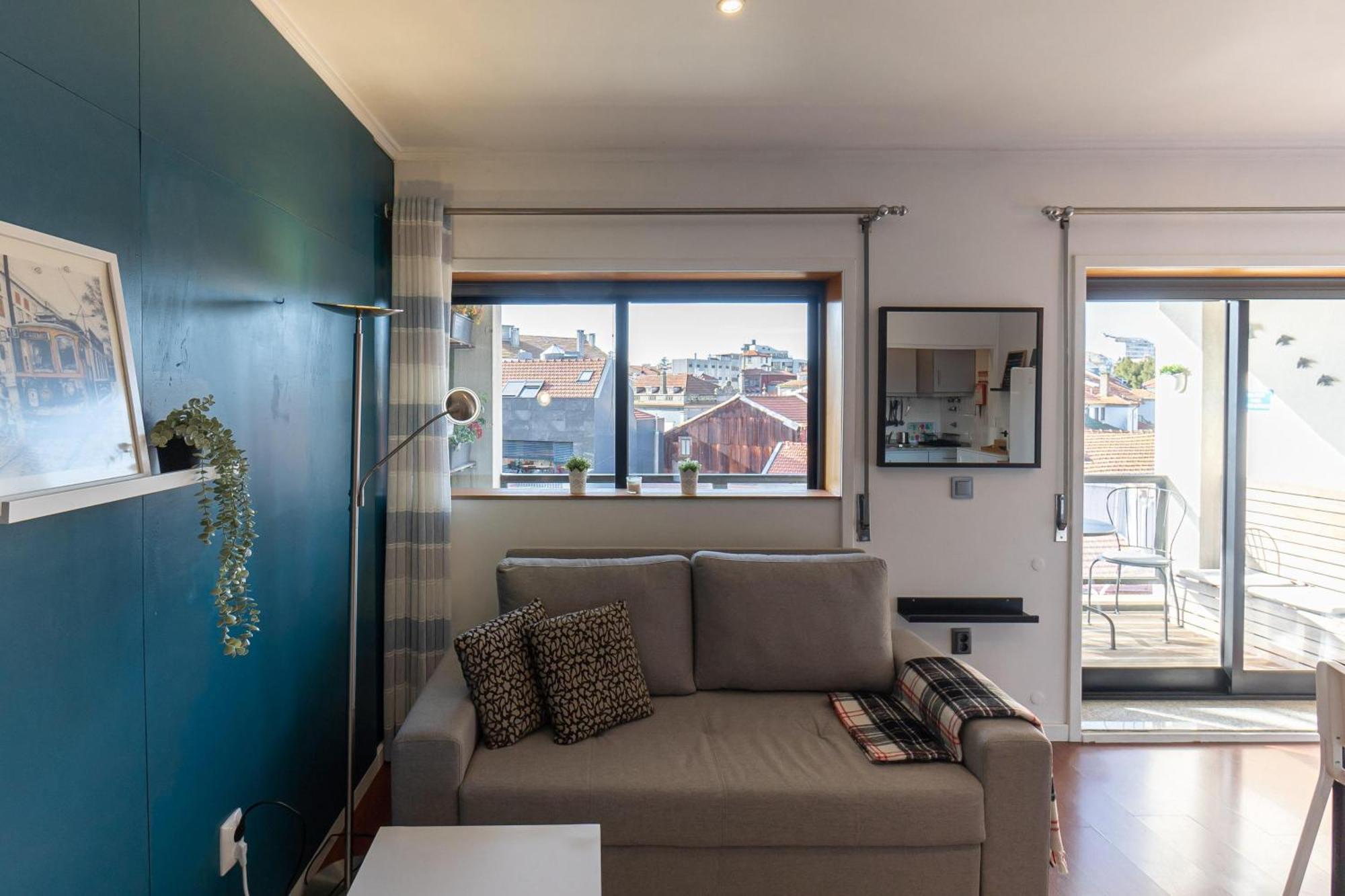 Top Floor Apartment With Sunny Balconies Porto Bagian luar foto